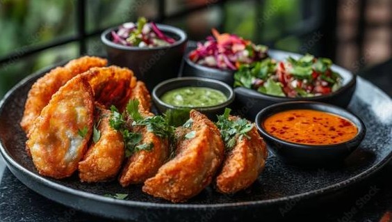 Golden Fry Dumplings